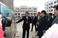 河南省委常委、常務副省長李克、副省長王艷玲到信陽天一美家產業園參觀指導