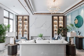 江蘇揚(yáng)州現(xiàn)代輕奢別墅家具樣板間項(xiàng)目實(shí)景案例實(shí)景完工展示!