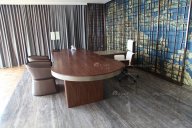 【天一美家】深圳儲能大廈辦公、會所家具現代輕奢風格項目工程案例擺場完工！